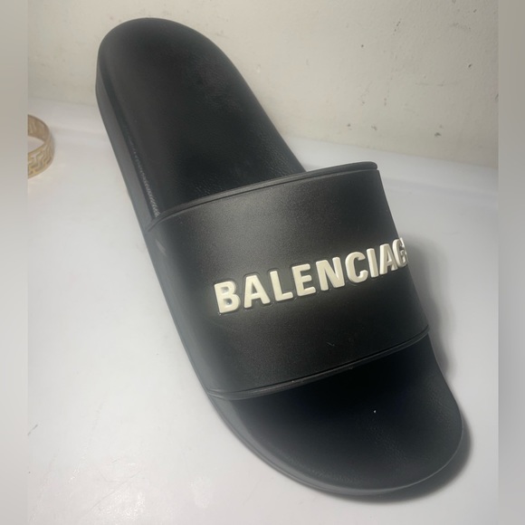 BALENCIAGA shoes / BALENCIAGA Pool side sandals sz 10 made in italy - Picture 10 of 12